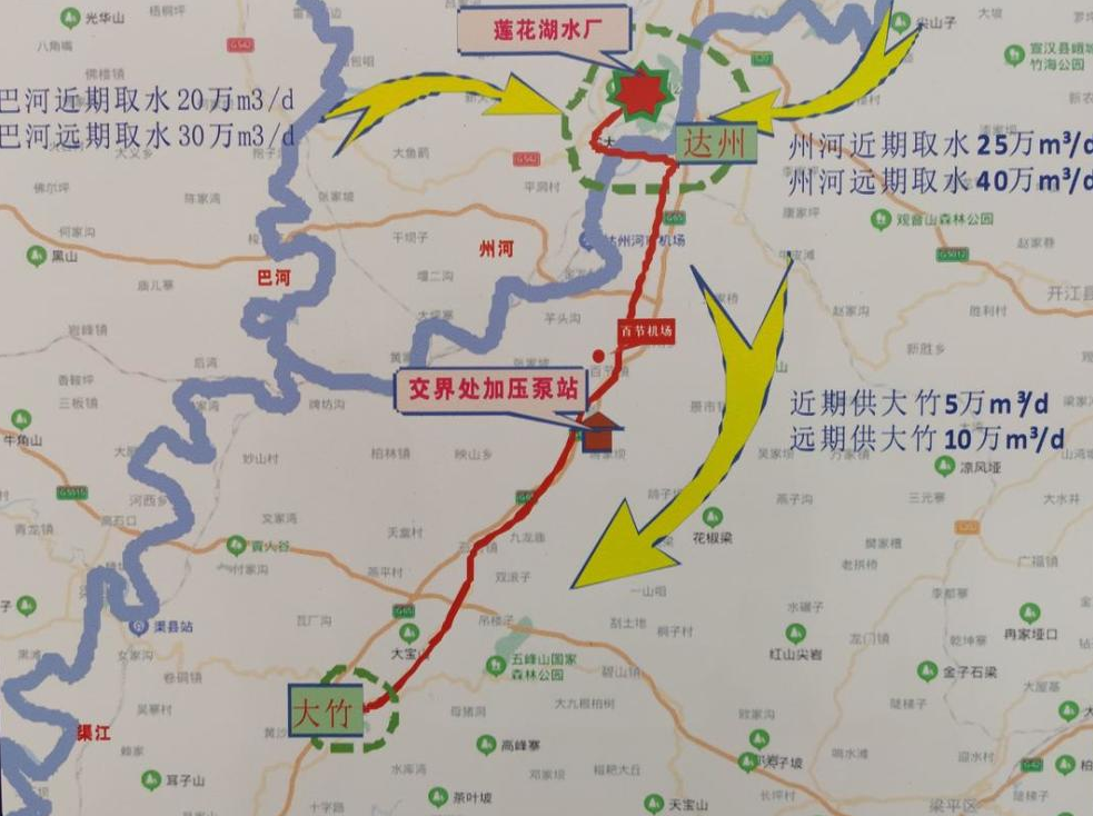 大竹线路规划图图片